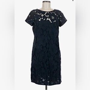 LOFT Lace Black Dress